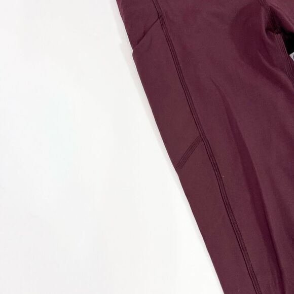 lululemon athletica Swift Speed Tight Leggings Womens 6 Burgundy Pink High Rise - Picture 6 of 13